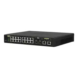 QNAP - Commutateur - Géré - 16 x 100 - 1000 - 2.5G (PoE+) + 2 x 10 Gigabit SFP+ + 2 x 100 - 1000 - ... (QSW-M2116P-2T2S)_2